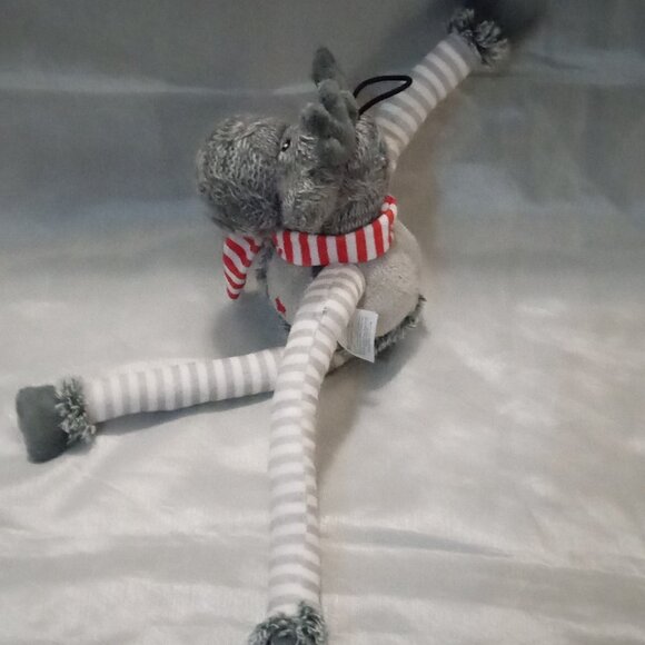 Christmas in July 2 moose stuff animals decorative plush event holiday - Picture 3 of 10